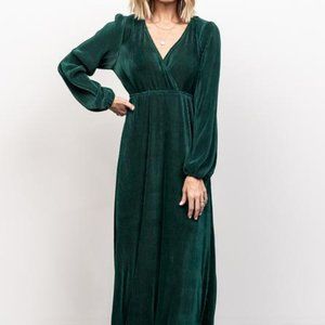 Venus Pleated Maxi Dress